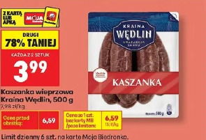 Kaszanka wieprzowa Kraina Wędlin
