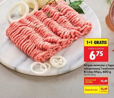 Mięso mielone z łopatki wieprzowej i wołowiny Kraina Mięs