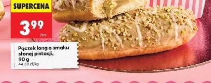 Pączek long o smaku słonej pistacji