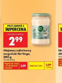 Majonez sałatkowy wegański Go Vege