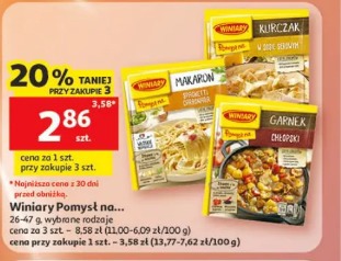 Winiary Pomysł na... makaron, kurczak, garnek chłopski