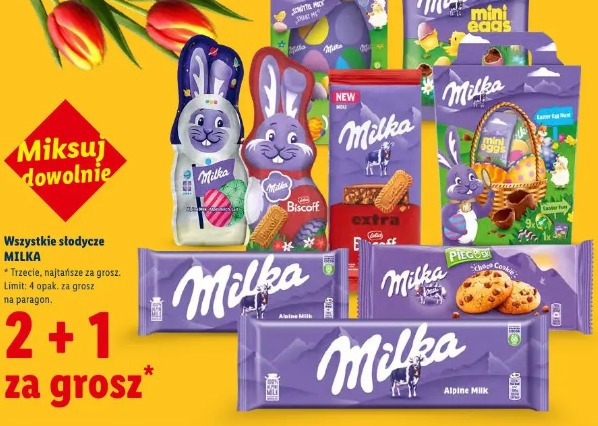 Wszystkie słodycze MILKA