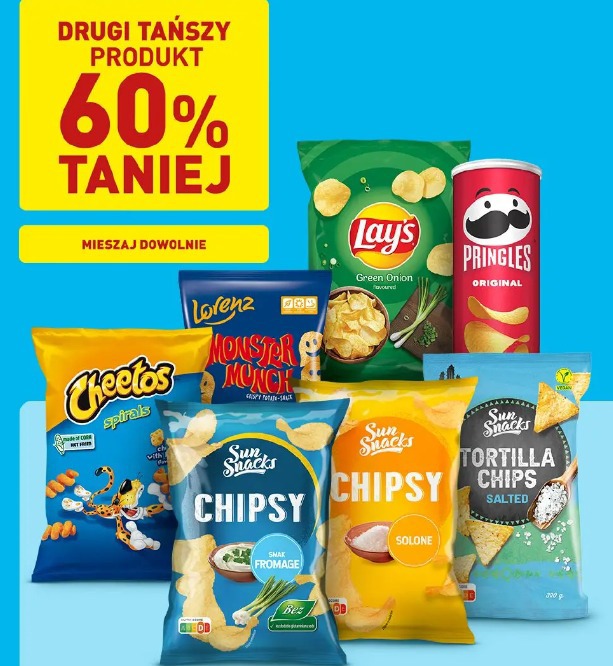 Wszystkie chipsy i chrupki