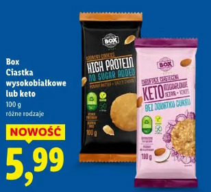 Box Ciastka wysokobiałkowe lub keto