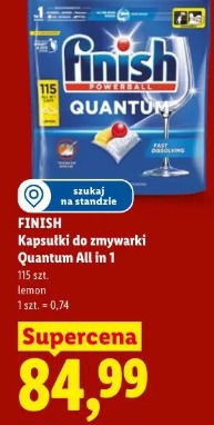 Finish Kapsułki do zmywarki Quantum All in 1