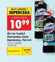 Żel do toalet Domestos Zero Kamienia, 750 ml