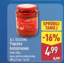 All Seasons Papryka konserwowa