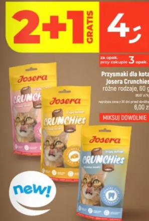 Przysmaki dla kota Josera Crunchies