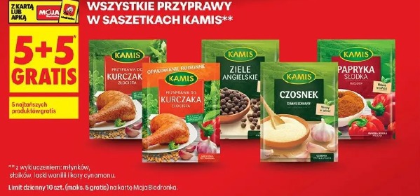 Przyprawy w saszetkach Kamis