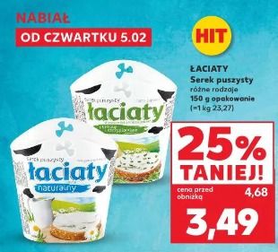 Łaciaty Serek puszysty