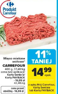 Mięso mielone wołowe CARREFOUR