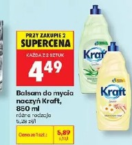Balsam do mycia naczyń Kraft, 850 ml