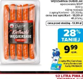 Kiełbaski węgierskie Wędzarnia Dubielak