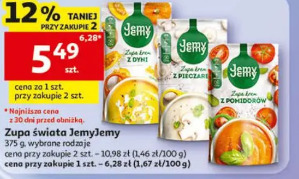Zupa świata JemyJemy, wybrane rodzaje