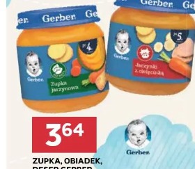 Zupka, obiadek, deser Gerber