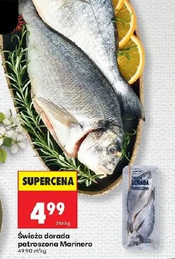 Świeża dorada patroszona Marinero