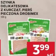 Szynka delikatesowa z kurcząt, pierś pieczona Drobimex