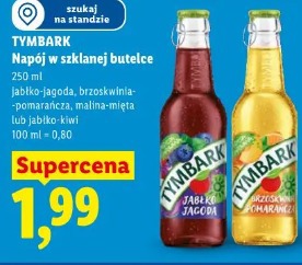 Tymbark Napój w szklanej butelce