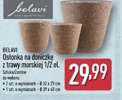 Belavi Osłonka na doniczkę z trawy morskiej 1/2 el.