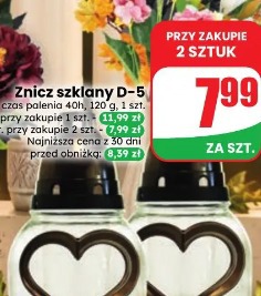 Znicz szklany D-5