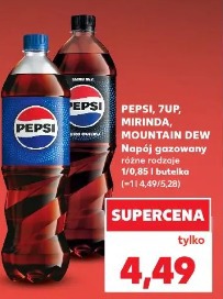 Pepsi, 7up, Mirinda, Mountain Dew Napój gazowany różne rodzaje