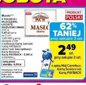 Masło z Polskiej Mleczarni, Łaciate, Mazurski Smak