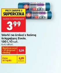 Worki na śmieci z taśmą ściągającą Zosia