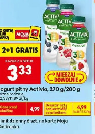 Jogurt pitny Activia