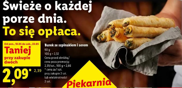 Burek ze szpinakiem i serem
