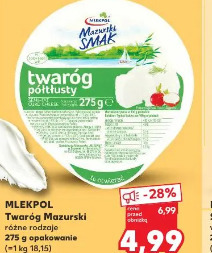 Mlekpol Twaróg Mazurski półtłusty