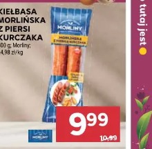 Kiełbasa morlińska z piersi kurczaka Morliny