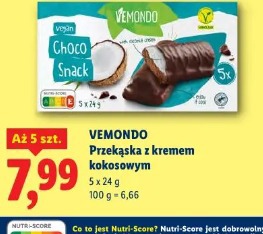 Vemondo Przekąska z kremem kokosowym