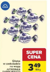 Śliwka w czekoladzie na wagę JUTRZENKA DOBRE MIASTO