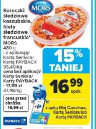 Koreczki śledziowe kaszubskie, filety śledziowe MORS