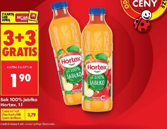 Sok 100% jabłko Hortex