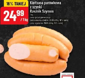 Kiełbasa parówkowa z szynki Rzeźnik Szymon