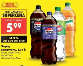 Napój gazowany Pepsi, Pepsi Twist, Pepsi Zero, Mirinda, 7up, 7up Zero