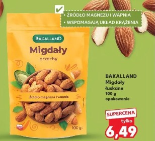 Migdały łuskane Bakalland