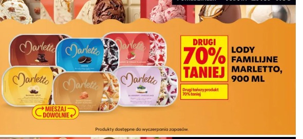 Lody familijne Marletto, 900 ml