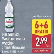 MUSZYNIANKA Woda mineralna wysoko-zmineralizowana