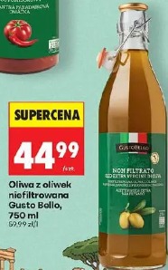 Oliwa z oliwek niefiltrowana Gusto Bello