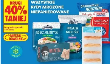 Wszystkie ryby mrożone niepanierowane