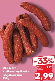 Olewnik Kiełbasa myśliwska lub jałowcowa