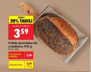 Chleb nowodworski z makiem