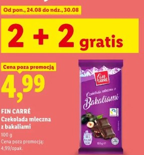 Fin Carré Czekolada mleczna z bakaliami
