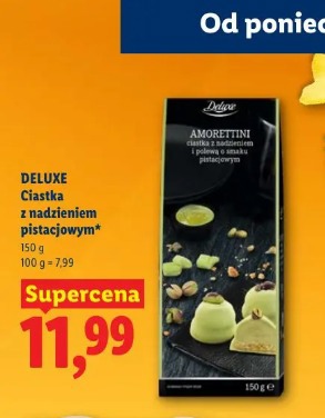 Deluxe Ciastka z nadzieniem pistacjowym