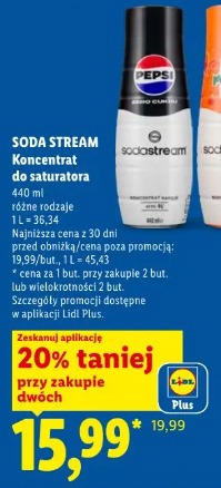 Soda Stream Koncentrat do saturatora różne rodzaje