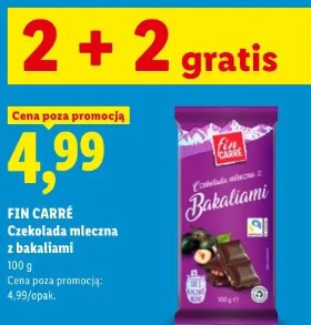 Fin Carré Czekolada mleczna z bakaliami