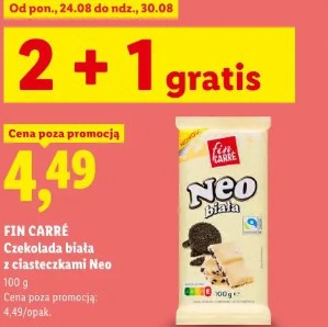 Fin Carré Czekolada biała z ciasteczkami Neo