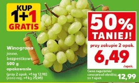 Winogrona jasne bezpestkowe